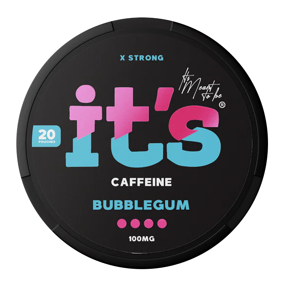 Bubblegum Caffeine Pouches