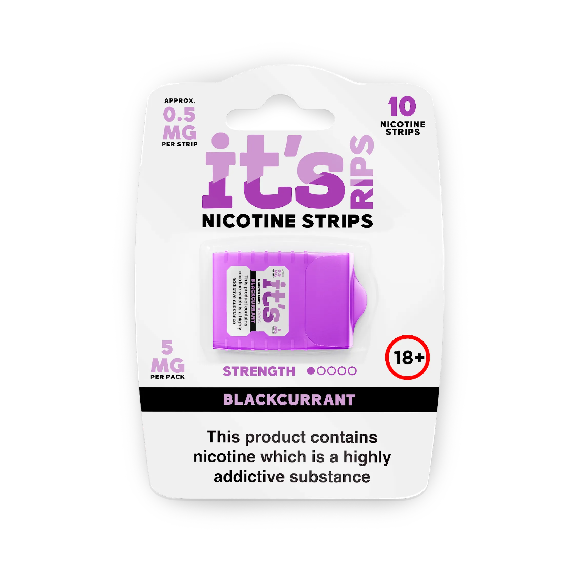 Blackcurrant Nicotine Strips